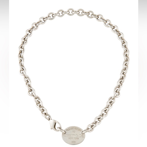 Tiffany & Co. Return to Tiffany® Oval Tag Necklace - Authentic - Picture 8 of 16